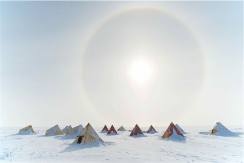 Photographer Tony Fleming’s “Aurora Base Camp”, 2013. 