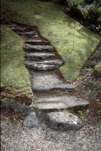 A hazardous set of steps. 