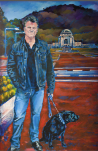 Paul Daley, as depicted by Canberra artist Barbara van der Linden