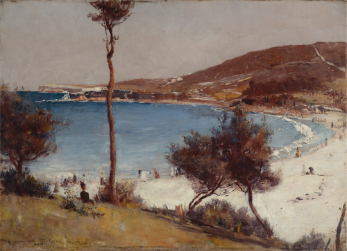 “Holiday Sketch at Coogee” by Tom Roberts. 