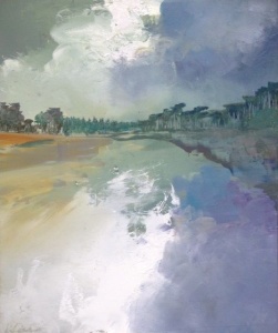 'Storm clouds gathering at Warri' by Kate Carruthers