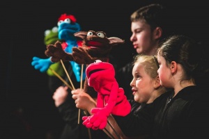 Puppetry Students Group - Photo by Dayna Ransley