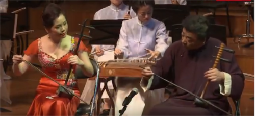 The Beijing-based Chinese Traditional Orchestra.