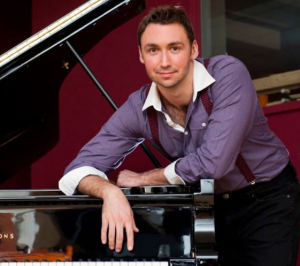 Pianist Andrew Rumsey… performing “Concierto de Aranjuez”.