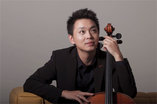 Cellist Lei-Wei Qin. Photo by Dong Wang 