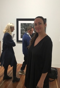 Liz Looker at the exhibition