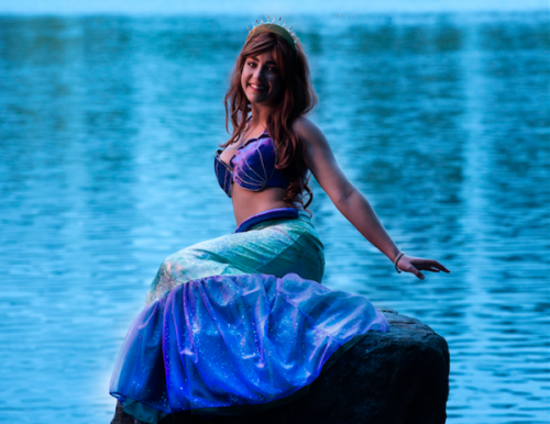 Mikayla Williams as the Little Mermaid. Photo by Andrew Campbell