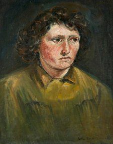 Self-portrait 1945-46 by Arthur Boyd (1920-1999) oil on canvas, National Portrait Gallery, Canberra. Purchased with funds provided by the Liangis family 2014 Image courtesy of Bundanon Trust