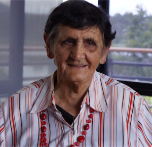 Ngunnawal elder Aunty Agnes Shea… "She is accepting, gracious and calm,” says Pat Fiske. 