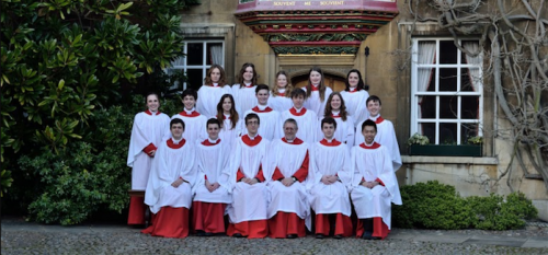 Choir of Christ’s College Cambridge… performing at Wesley Uniting Church. 