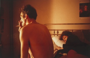 Nan and Brian in bed, New York City 1983 from the series The Ballad of Sexual Dependency 1981-1996 by Nan Goldin. NGA