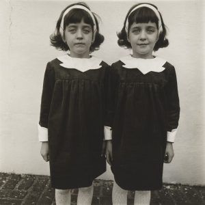 Diane Arbus Identical twins, Roselle, N.J., 1967 1967  gelatin silver photograph  National Gallery of Australia, Canberra  Purchased 1980