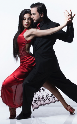 Ezequiel Lopez and Camila Alegre in "Tango Fire". 