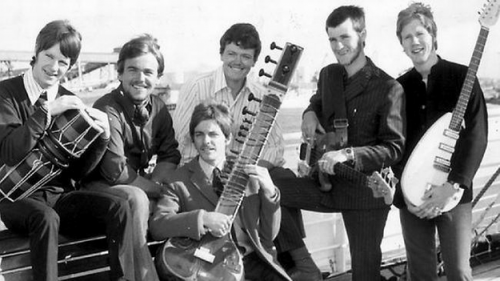 Adelaide band The Twilights... Glenn Shorrock is second from left.