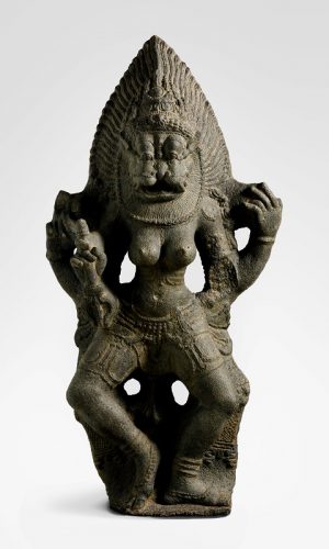 Chola dynasty (9th–13th centuries) Tamil Nadu, India Goddess Pratyangira 12th century, stone 