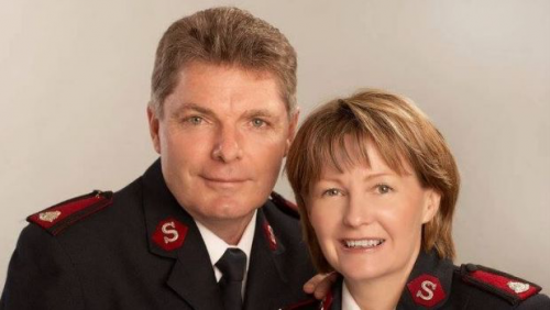 Major Geoff Freind and wife Lyn.