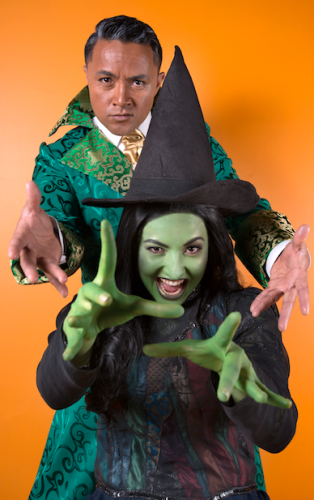 Singing dad and daughter, Steve and Kirrah Amosa… a perfect match of talents for "Wicked". Photo by Andrew Campbell