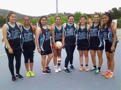 Queanbeyan's Clearwaters team at the inaugural ACT ATSI  Netball tournament. 