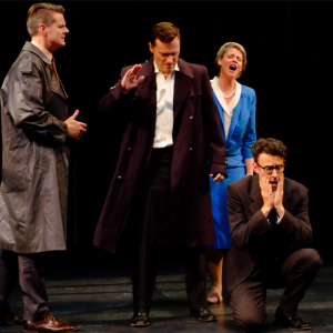 Handel's quartet of distress - Christopher Richardson, Andrew Goodwin, Christina Wilson and Tobias Cole - Photo by Hou Leong 