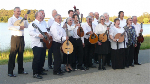 The Canberra Mandolin Orchestra... performing at the second Festa Italiana