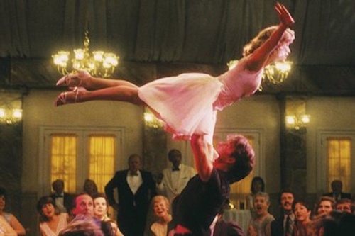 A still from "Dirty Dancing'
