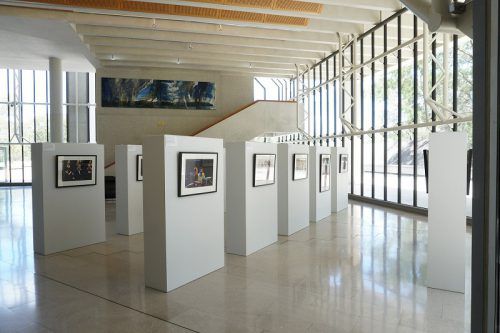 Peter Hislop's photo installation