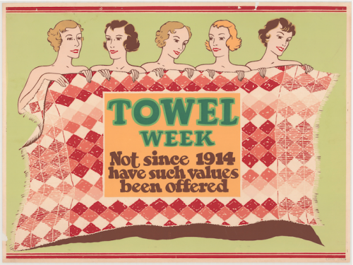 Teasing line-up of beauties for “Towel Week" from the '20s. 