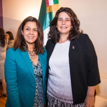 Luz Gasparri and Veronica Cartaya