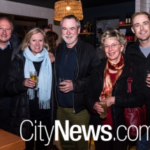 Mark Riley, Belinda Hill, Tim, Chris and Dominic Kain