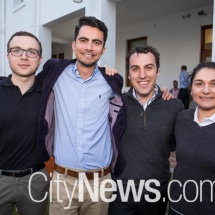 Matt Collins, Anthony McPhee, Sam Mitchell and Barbara Solonos