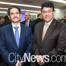 Meshal Alrogi and Libya ambassador Musbah Allafi