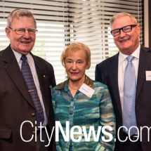 Patrick and Margaret Barrett with Rick Ellis