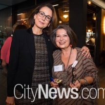 Virginia Haussegger and Chair of M16 Vasiliki Nihas