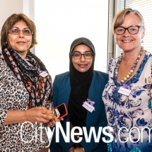 Sunita Dhindsa, Sumera Naaz and Sharon Glasswell