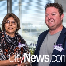 Sunita Dhindsa and Nick Prosser