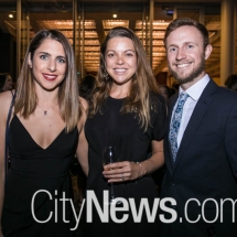 Laura Crick, Kylie O’Brien and Tom Close