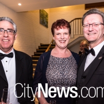 Ken Archer with Lyndelle and Gordon Ramsay