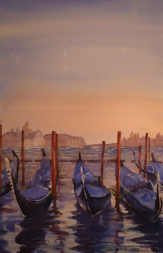 Camelia Smith  Venice – Gondolas
