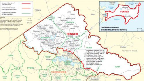 Fraser now Fenner as the Inner North gets split