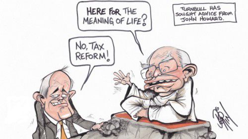 Grattan / John Howard complicates Malcolm Turnbull’s tax problems