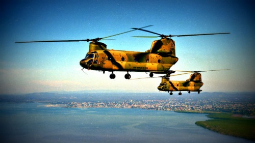 Chinooks to fly over Canberra
