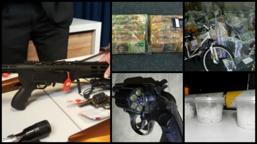 Guns and drugs in great quantities nabbed by Operation Ronin