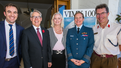 Socials / At the 100th anniversary reception of the Battle of Vimy Ridge, Canadian High Commission
