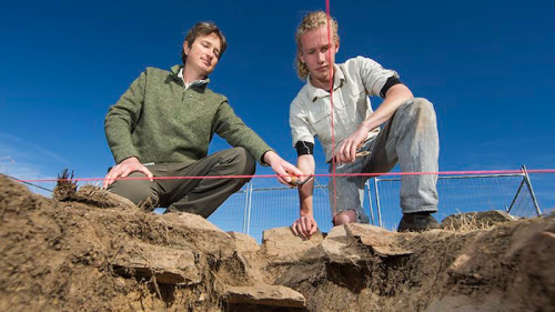 Archaeologists dig up Googong school from the ’80s