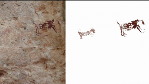 Cave rock art uncovered from 2500 years ago