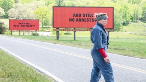Review / ‘Three Billboards Outside Ebbing Missouri’ (MA) **** and a half