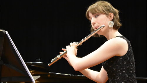 Arts in the City / Prize-winner takes to her flute
