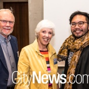 Peter and Prof Barbara Pamphilon with Hakim Abdul Rahim