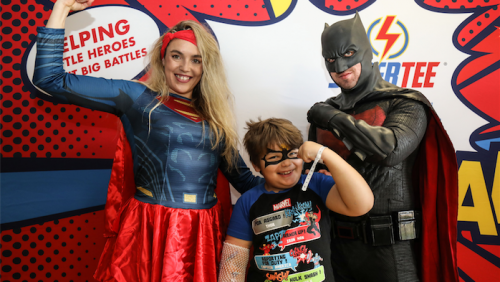 Pow! Superheroes brave the pediatric ward