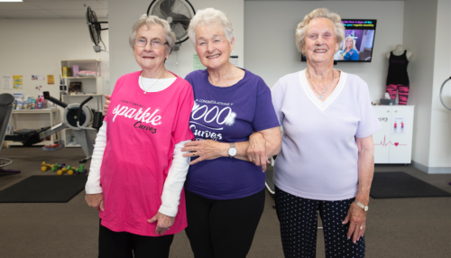 Age is no limit to these gals when it comes to exercise